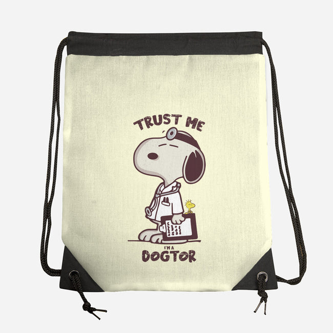I'm A Dogtor-None-Drawstring-Bag-turborat14