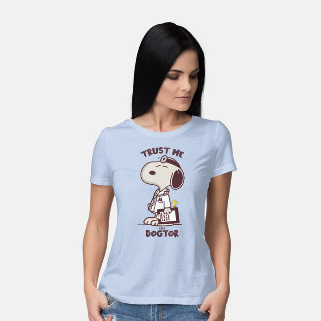 I'm A Dogtor-Womens-Basic-Tee-turborat14