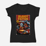 Bloody Fiction-Womens-V-Neck-Tee-daobiwan