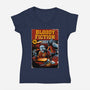 Bloody Fiction-Womens-V-Neck-Tee-daobiwan