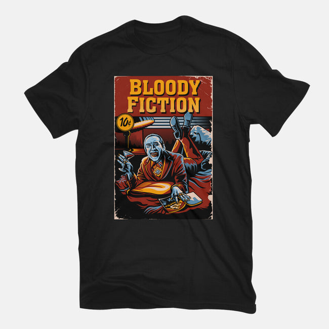 Bloody Fiction-Womens-Fitted-Tee-daobiwan