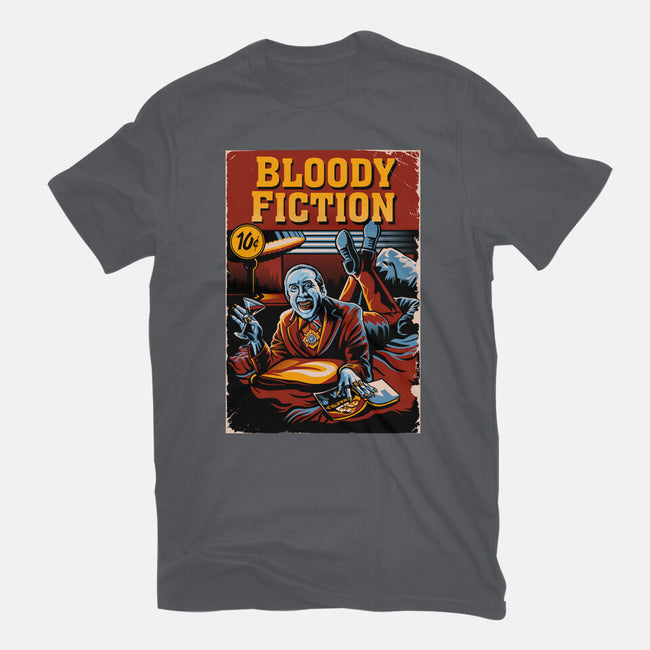 Bloody Fiction-Womens-Fitted-Tee-daobiwan