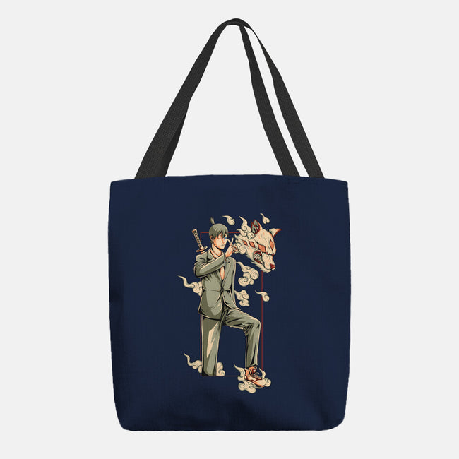 Summon Fox Devil-None-Basic Tote-Bag-ilustraziz