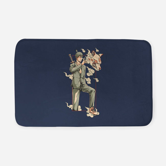 Summon Fox Devil-None-Memory Foam-Bath Mat-ilustraziz