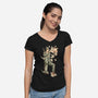 Summon Fox Devil-Womens-V-Neck-Tee-ilustraziz