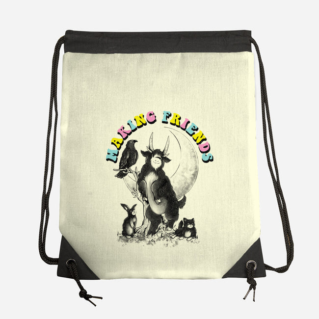 Dark Friends-None-Drawstring-Bag-eduely