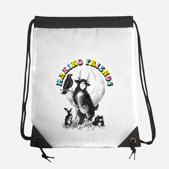 Dark Friends-None-Drawstring-Bag-eduely