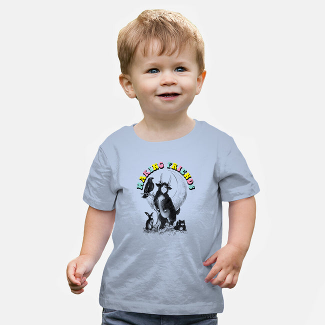 Dark Friends-Baby-Basic-Tee-eduely