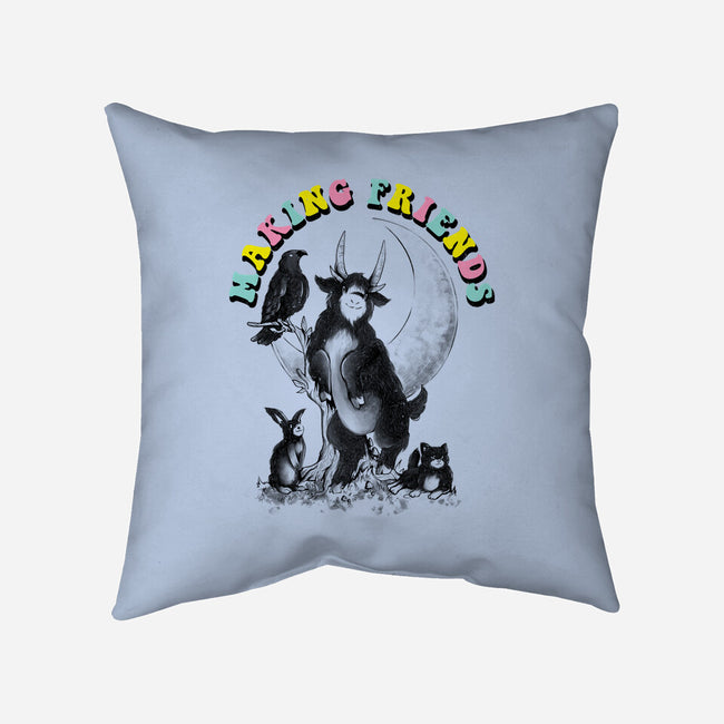 Dark Friends-None-Removable Cover w Insert-Throw Pillow-eduely