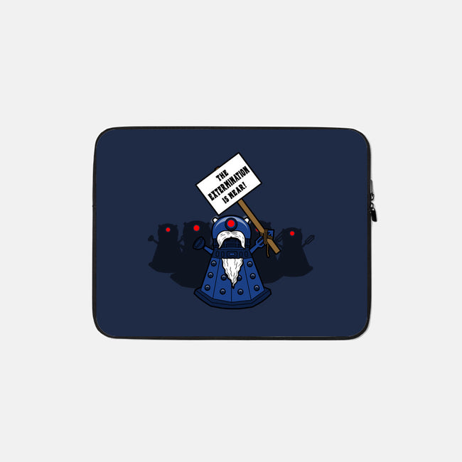 The Extermination Is Near-None-Zippered-Laptop Sleeve-Boggs Nicolas