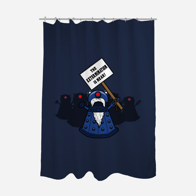 The Extermination Is Near-None-Polyester-Shower Curtain-Boggs Nicolas