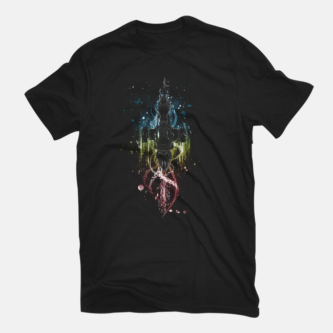Serenity Space Ship-Womens-Fitted-Tee-kharmazero