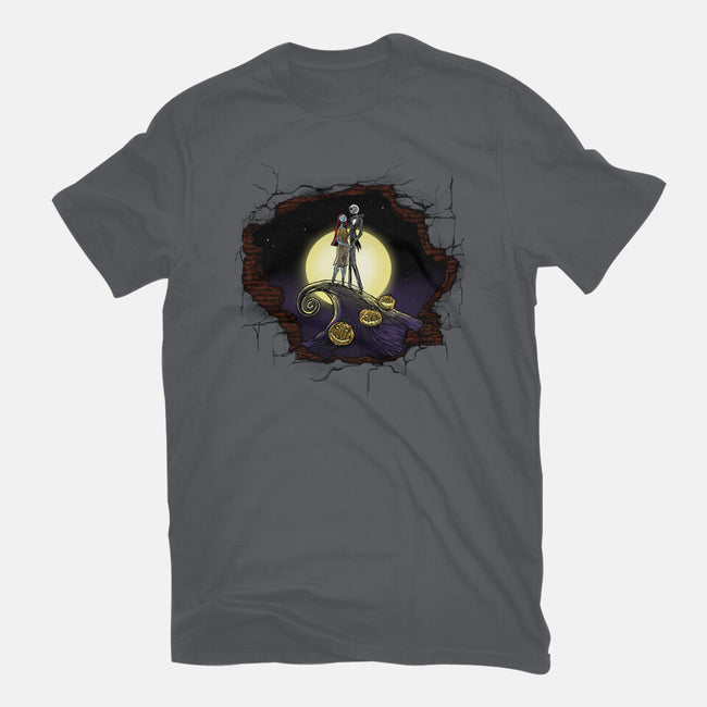 Nightmare Through The Wall-Womens-Basic-Tee-zascanauta