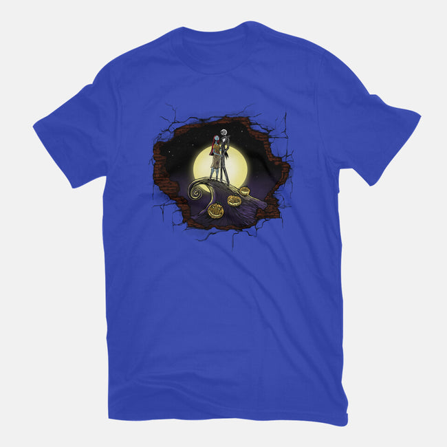 Nightmare Through The Wall-Womens-Fitted-Tee-zascanauta