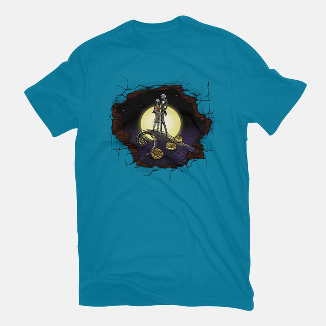 Nightmare Through The Wall-Mens-Heavyweight-Tee-zascanauta
