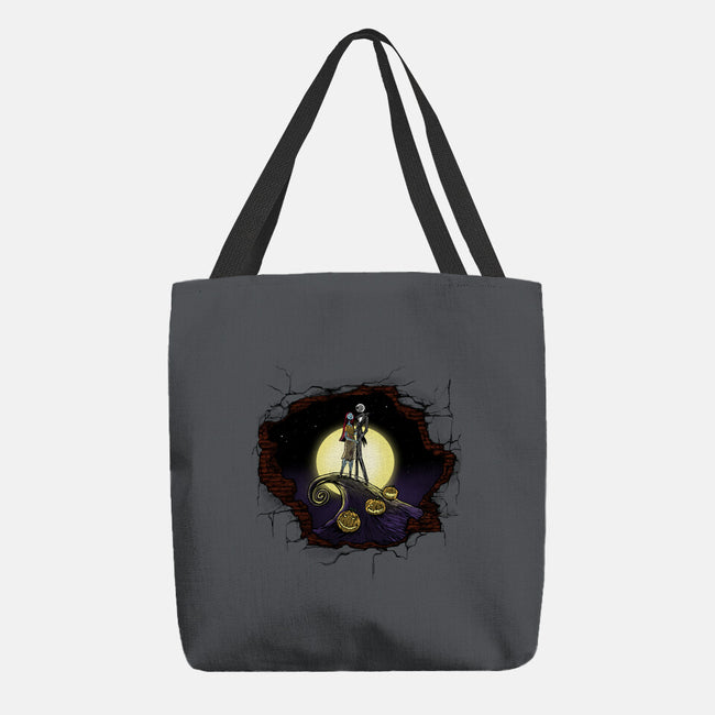 Nightmare Through The Wall-None-Basic Tote-Bag-zascanauta
