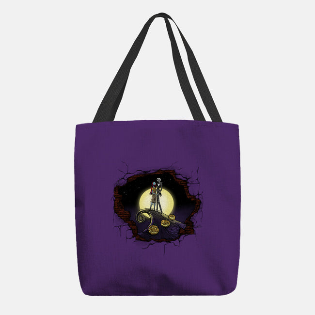 Nightmare Through The Wall-None-Basic Tote-Bag-zascanauta
