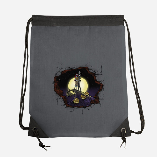 Nightmare Through The Wall-None-Drawstring-Bag-zascanauta