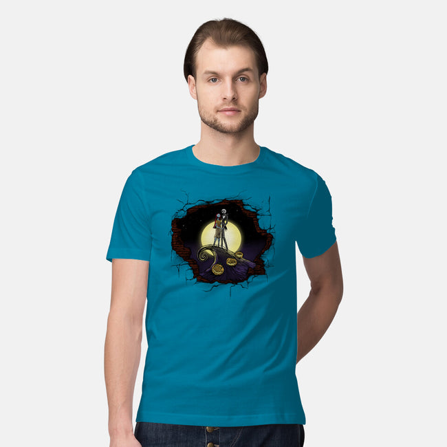 Nightmare Through The Wall-Mens-Premium-Tee-zascanauta