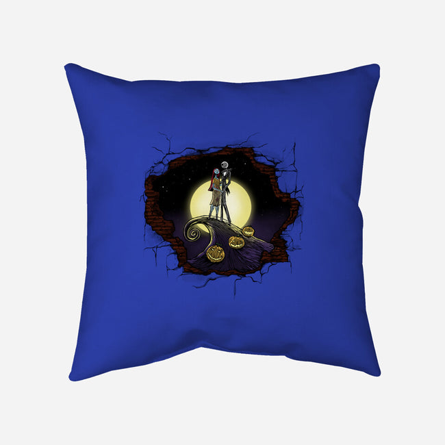 Nightmare Through The Wall-None-Removable Cover w Insert-Throw Pillow-zascanauta