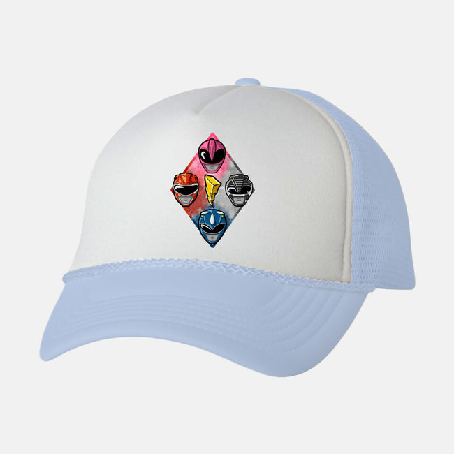 Helmet Of Justice-Unisex-Trucker-Hat-nickzzarto