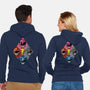 Helmet Of Justice-Unisex-Zip-Up-Sweatshirt-nickzzarto