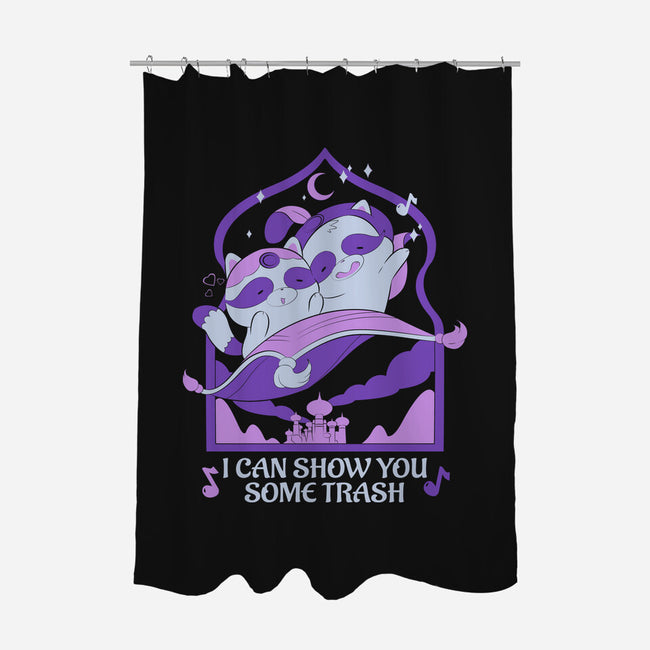 I Can Show You Some Trash-None-Polyester-Shower Curtain-naomori