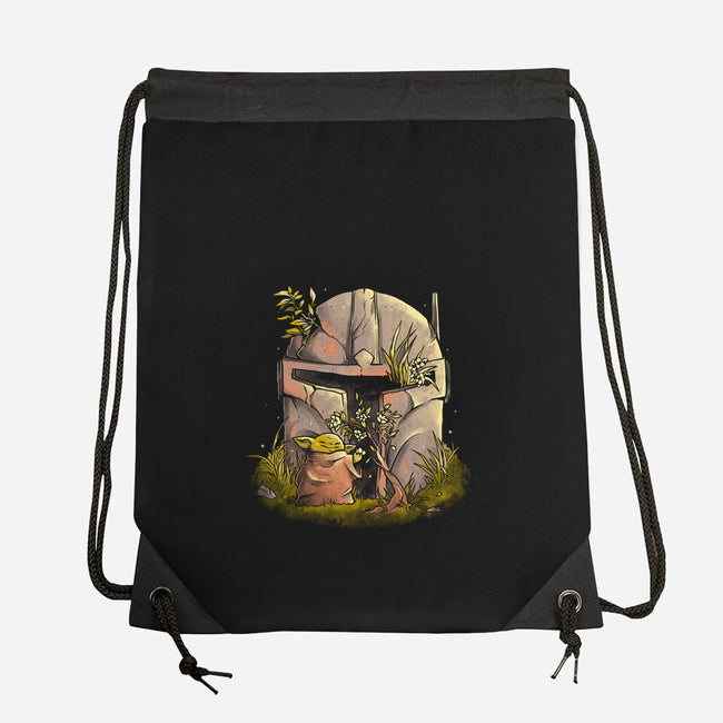 Hunter Helmet-None-Drawstring-Bag-eduely