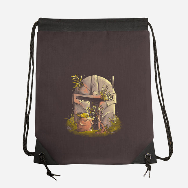Hunter Helmet-None-Drawstring-Bag-eduely