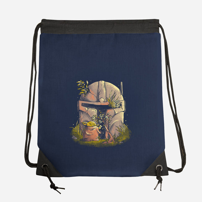 Hunter Helmet-None-Drawstring-Bag-eduely