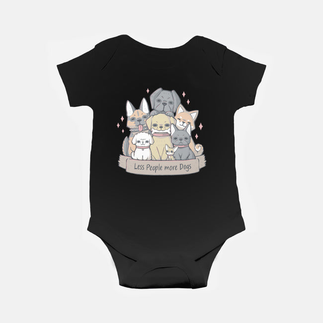 More Dogs-Baby-Basic-Onesie-xMorfina