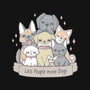 More Dogs-None-Removable Cover w Insert-Throw Pillow-xMorfina
