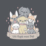 More Dogs-Womens-Fitted-Tee-xMorfina