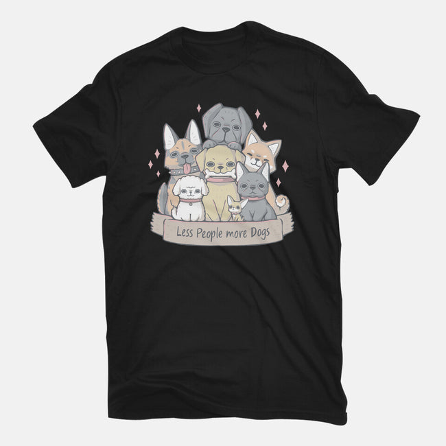 More Dogs-Womens-Fitted-Tee-xMorfina