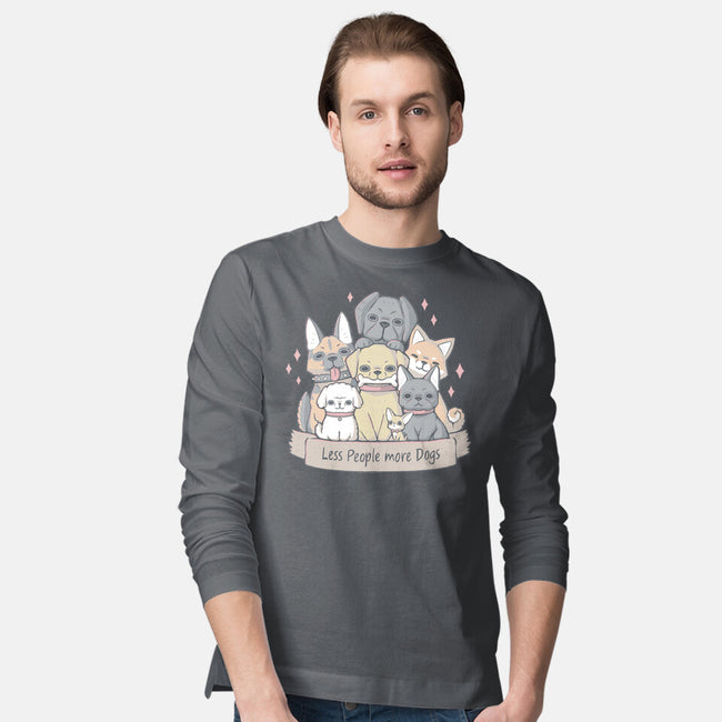 More Dogs-Mens-Long Sleeved-Tee-xMorfina