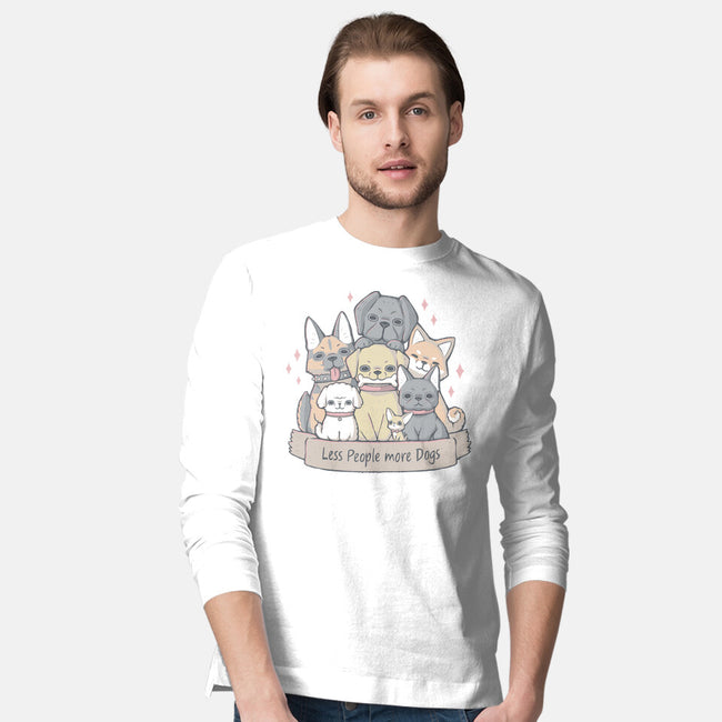 More Dogs-Mens-Long Sleeved-Tee-xMorfina