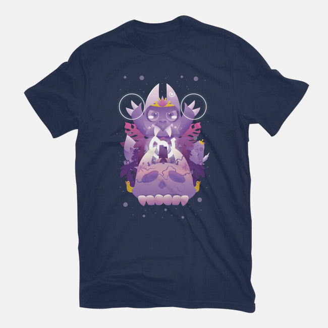 The King Of Demons-Womens-Fitted-Tee-SwensonaDesigns