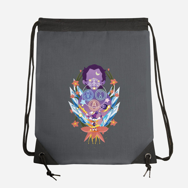 The Witch Of Glyphs-None-Drawstring-Bag-SwensonaDesigns
