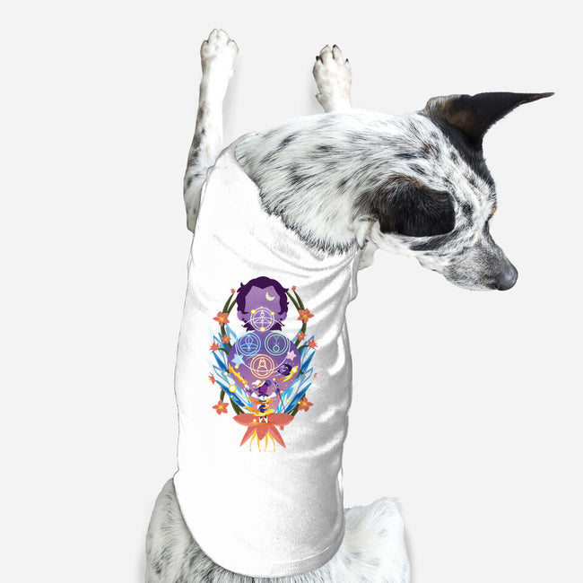 The Witch Of Glyphs-Dog-Basic-Pet Tank-SwensonaDesigns