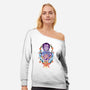 The Witch Of Glyphs-Womens-Off Shoulder-Sweatshirt-SwensonaDesigns