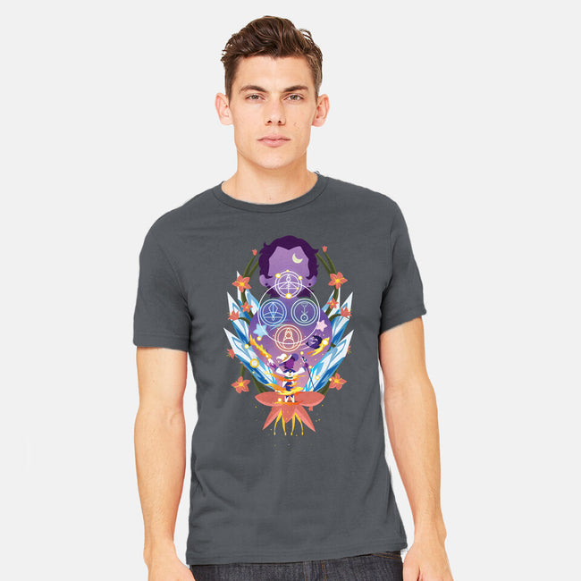 The Witch Of Glyphs-Mens-Heavyweight-Tee-SwensonaDesigns