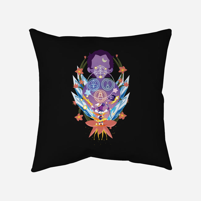The Witch Of Glyphs-None-Removable Cover w Insert-Throw Pillow-SwensonaDesigns