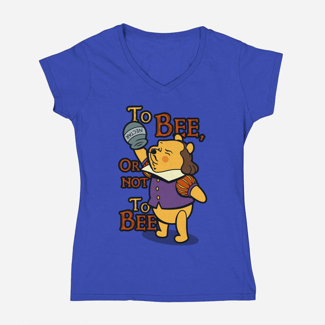 To Bee-Womens-V-Neck-Tee-Boggs Nicolas