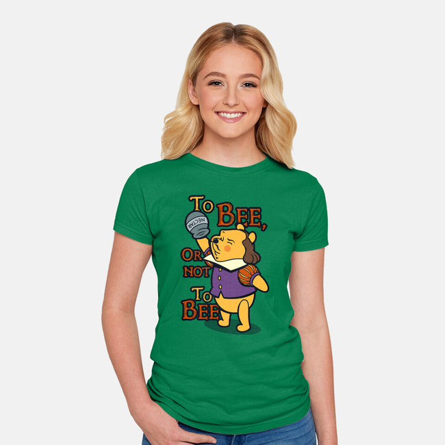To Bee-Womens-Fitted-Tee-Boggs Nicolas