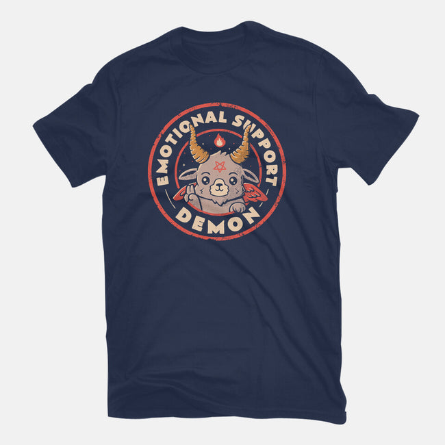 Emotional Support Demon-Womens-Fitted-Tee-eduely