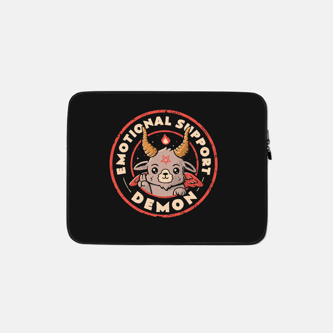 Emotional Support Demon-None-Zippered-Laptop Sleeve-eduely