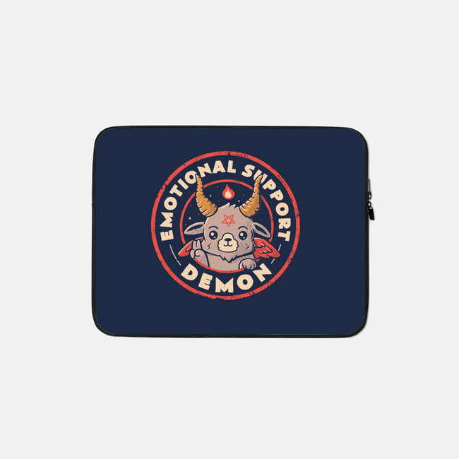 Emotional Support Demon-None-Zippered-Laptop Sleeve-eduely