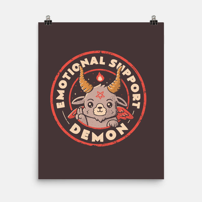 Emotional Support Demon-None-Matte-Poster-eduely