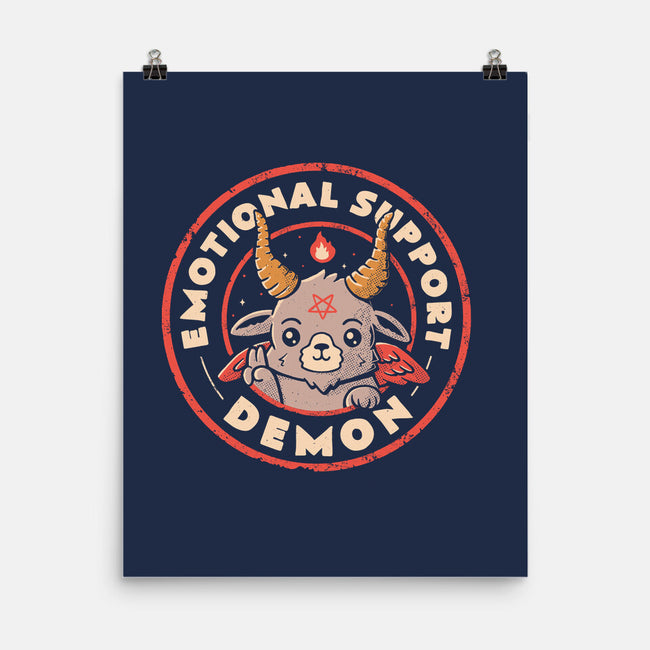 Emotional Support Demon-None-Matte-Poster-eduely