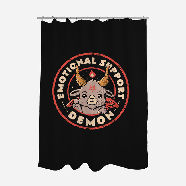 Emotional Support Demon-None-Polyester-Shower Curtain-eduely
